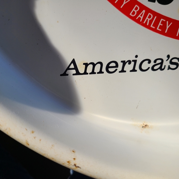 Vintage Ballantine Beer Metal Serving Tray - Picture 5 of 10